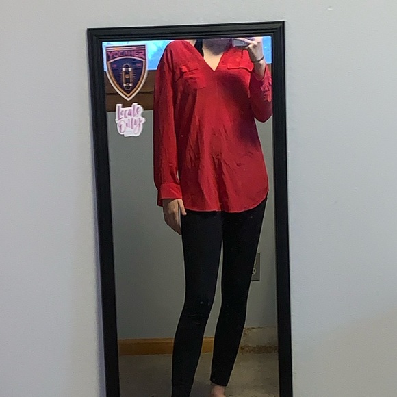 red joie blouse - Picture 3 of 3